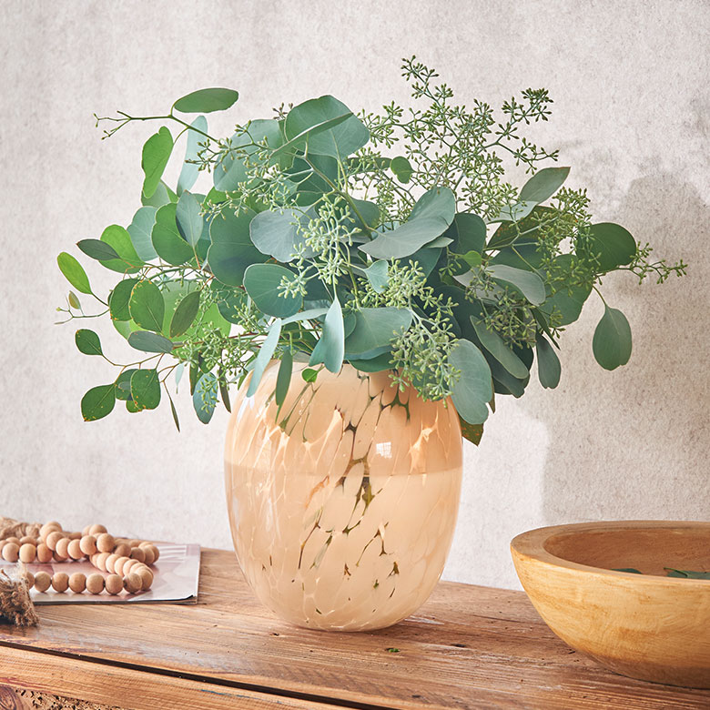 フラワーベース 花瓶 水彩 アート