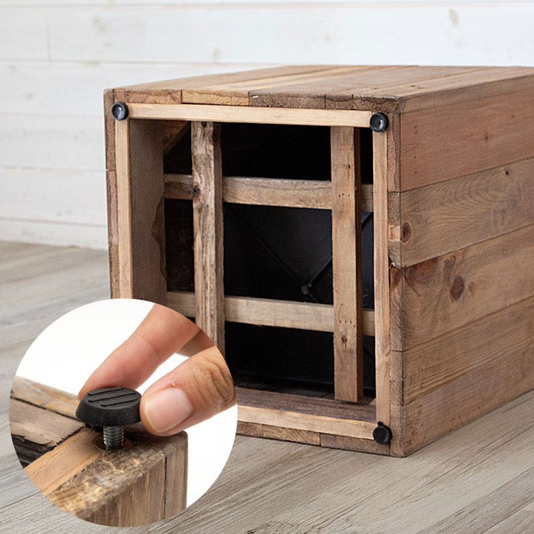 接地面とのがたつきを軽減できます