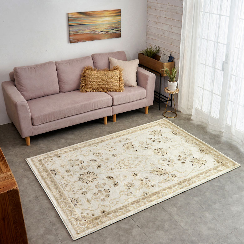 クラシカルなブーケ柄のデザイン