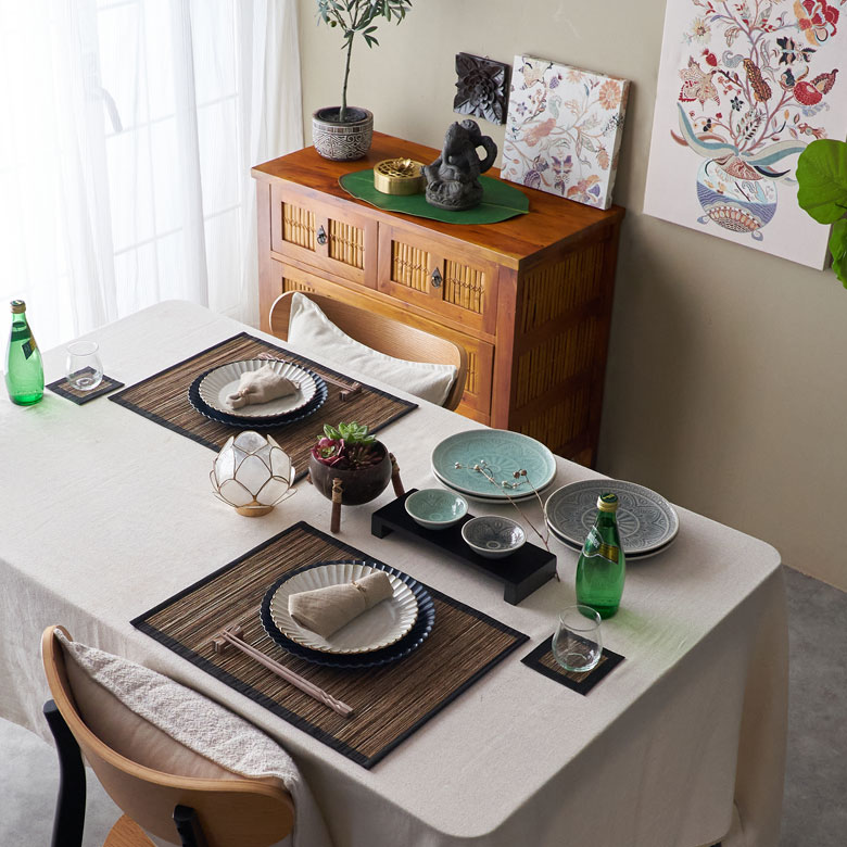 アジアンリゾートな食卓に