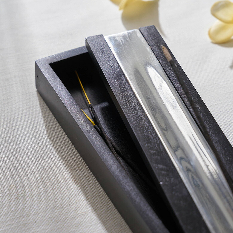 マホガニーウッドのお香立て