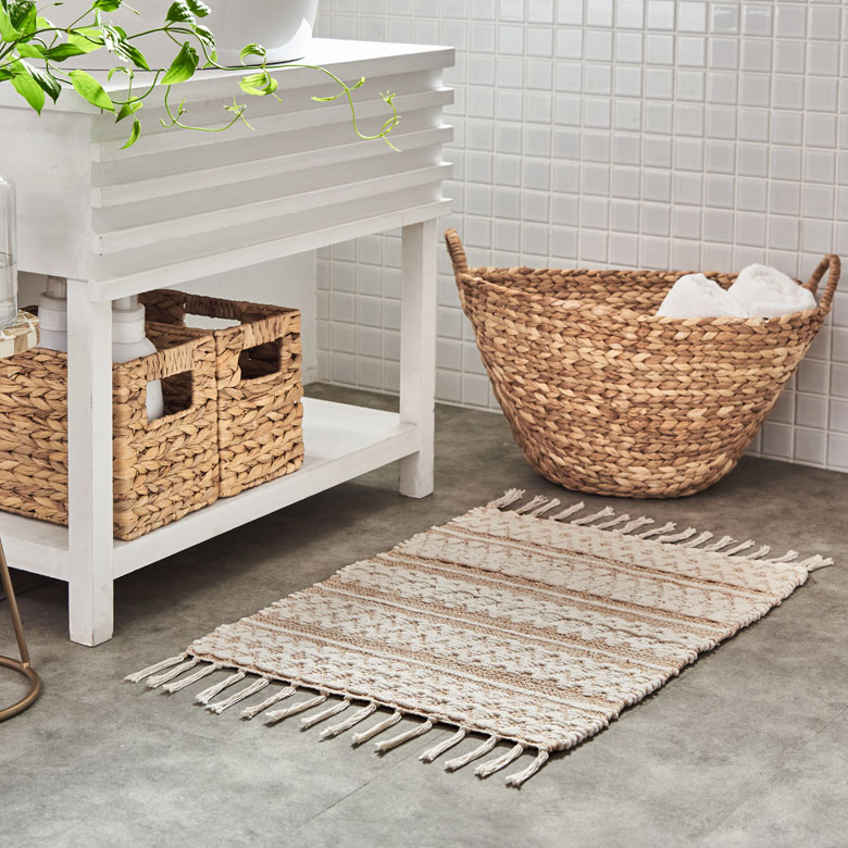 コットンシェニールラグ