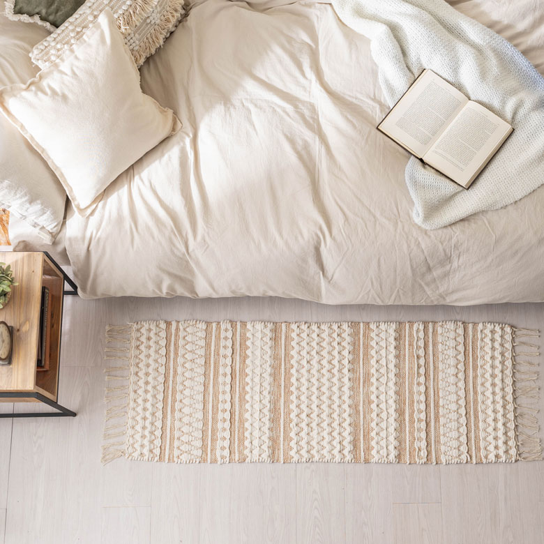 コットンシェニールラグ