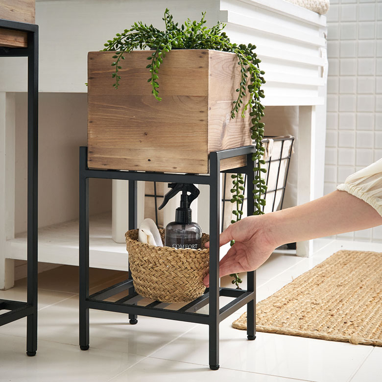 ラック付きで使いやすい