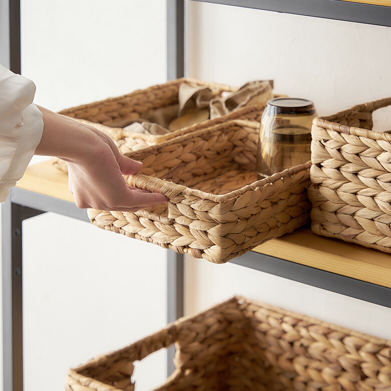 インテリアとして、飾りながら収納する優秀バスケット