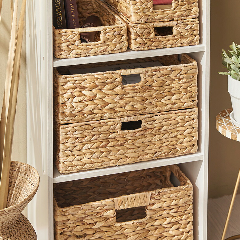 カラーボックスに2つぴったり収まる、使い勝手の良いサイズ