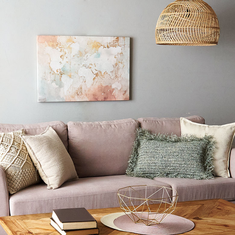 おしゃれなデザインアート。世界地図アート。ワールドマップ。worldmap。水彩画のようなデザインアート。