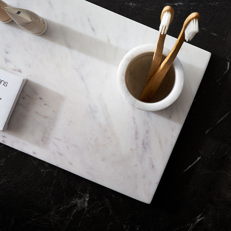 大理石 デコレーショントレー トレイ