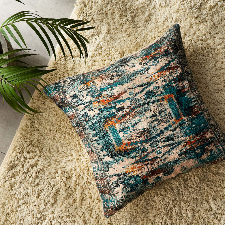 モロッカン柄のクッションカバー