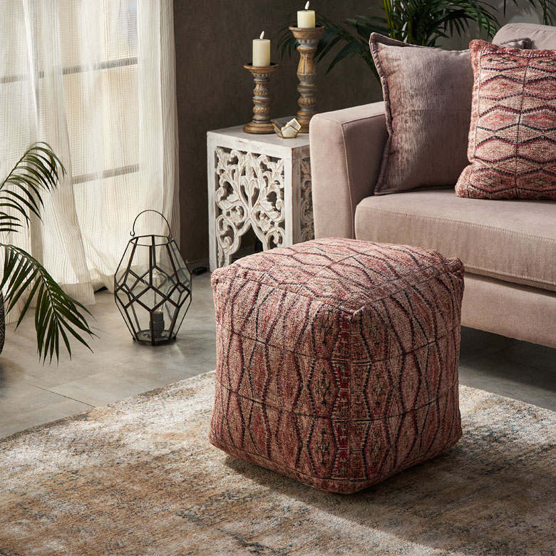 オールドキリムみたいなプフ