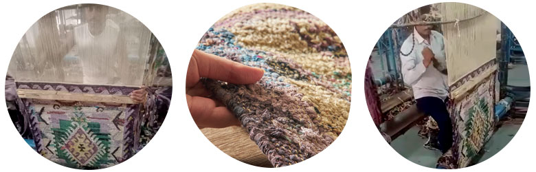 熟練した職人技を要すパンジャ織り