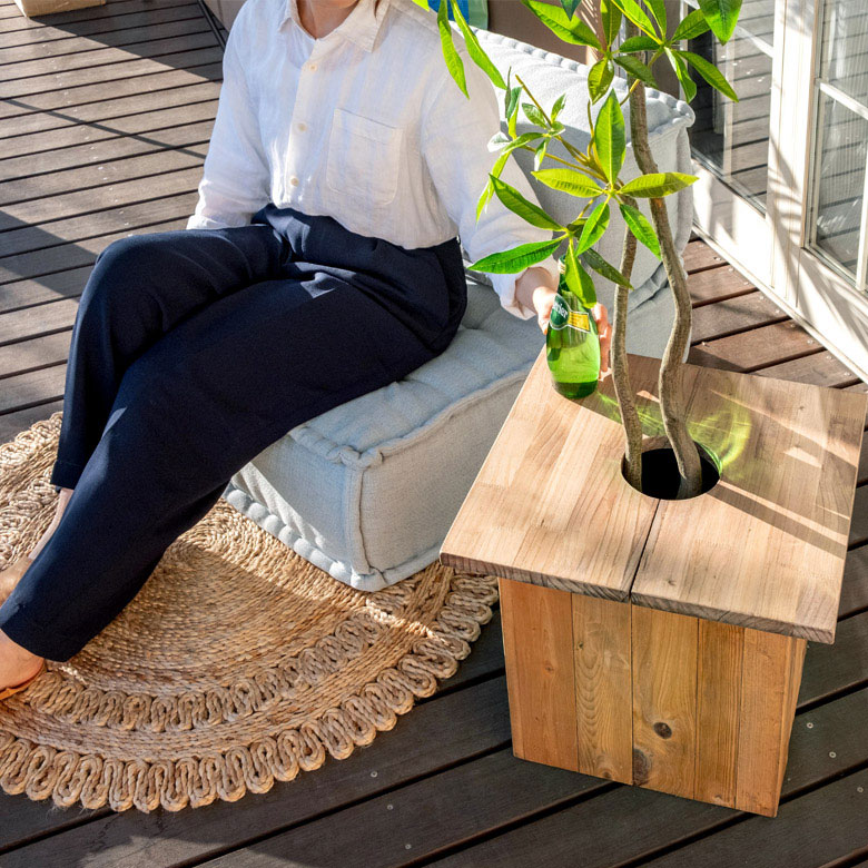 インドアでも、アウトドアでも使える