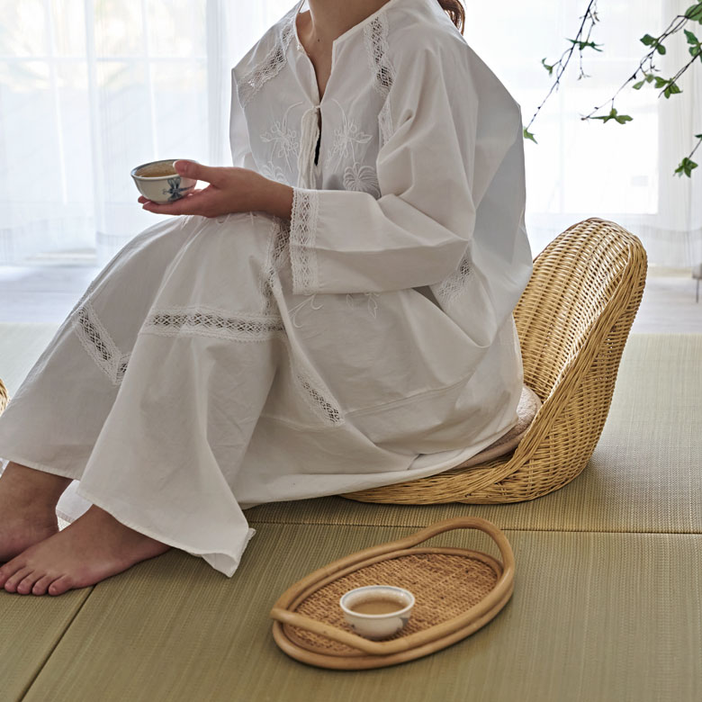 ラタン素材の家具やインテリアの合わせ使いもおすすめ