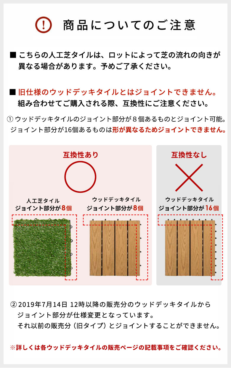商品についてのご注意