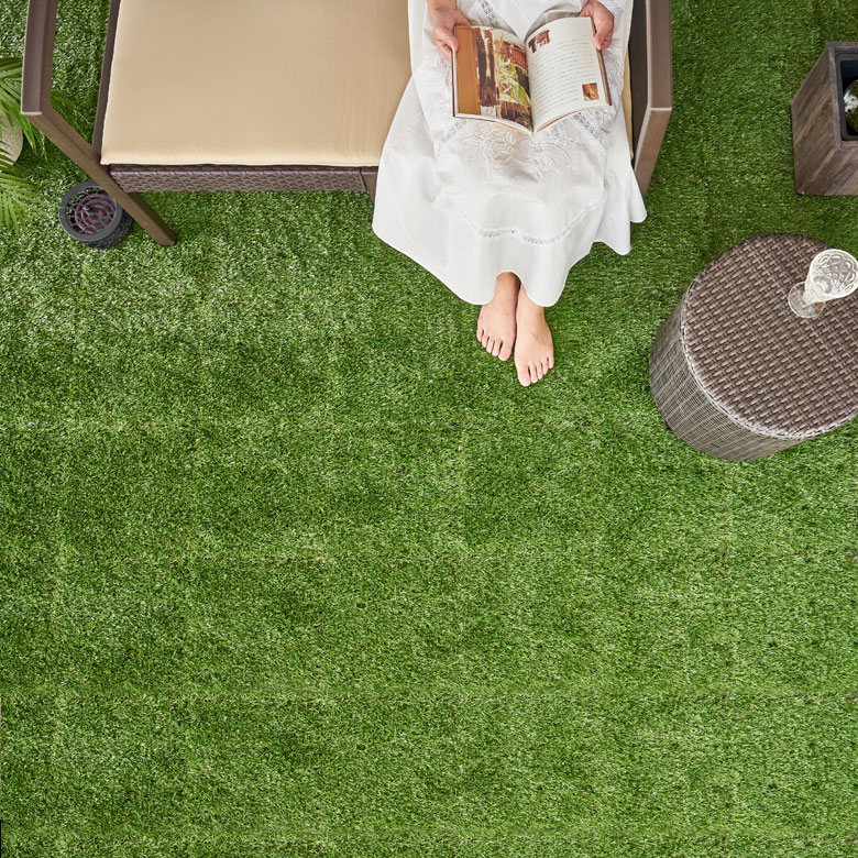 人工芝タイル20枚セット