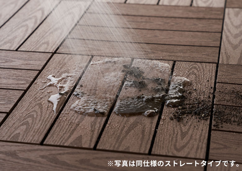 水はけが良く、お掃除簡単