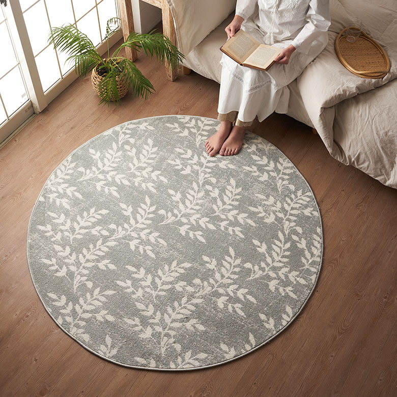 ナチュラルリーフ デザインラグ