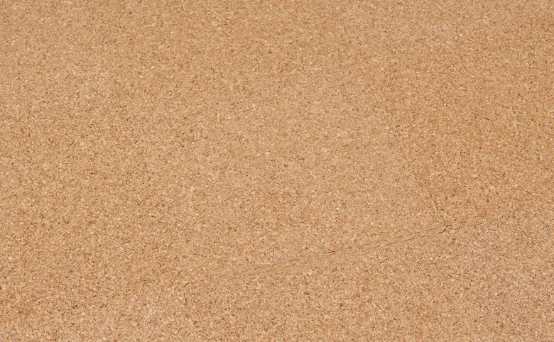 つなぎ目がほとんど見えないコルクマット