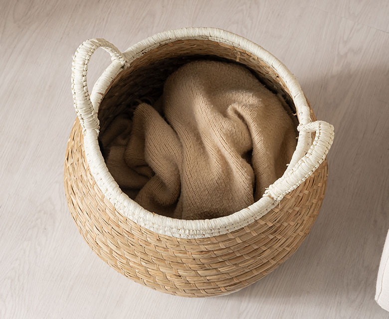 マルチに収納できるかごバスケット