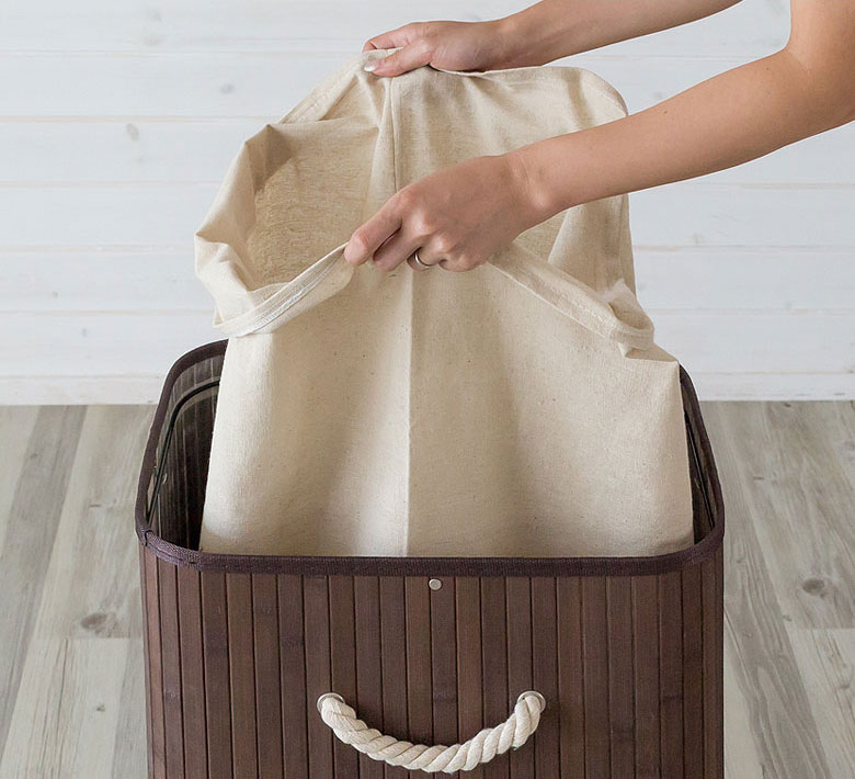 内布を取り外して丸洗いできるので、いつまでも清潔をキープ。