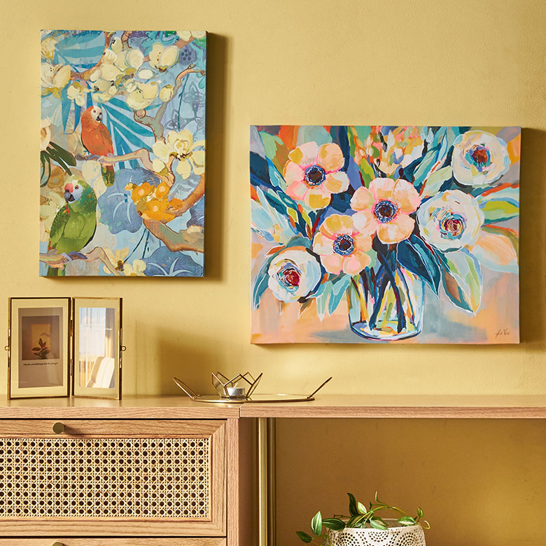 複数使いもおすすめのキャンバスアート