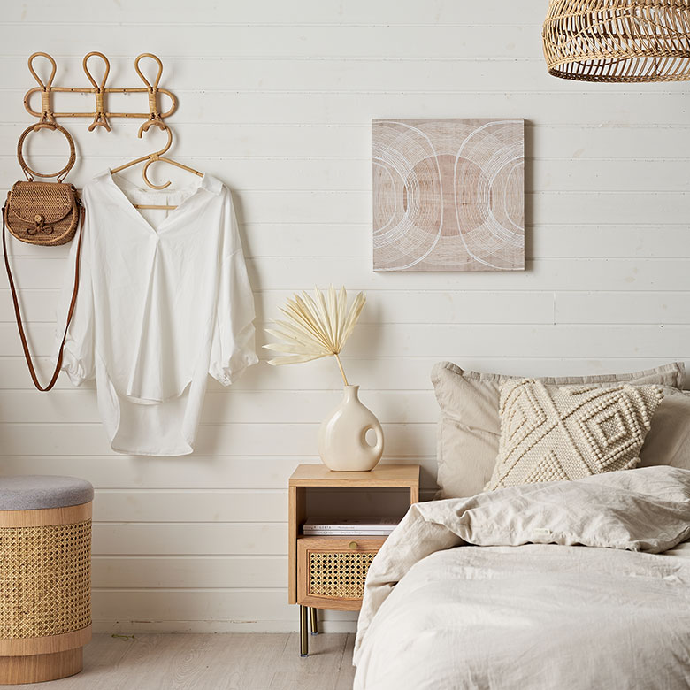 ベージュを基調としたアースカラーの配色