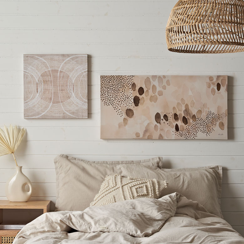 複数使いもおすすめのキャンバスアート