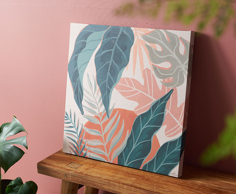 BOHOテイストのボタニカルアート