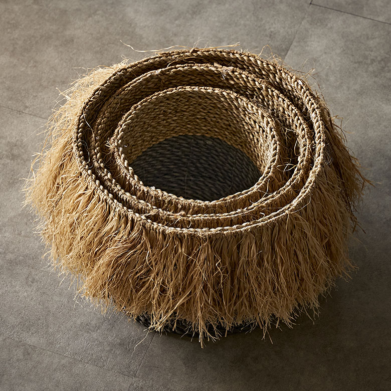 3サイズで重なるので、使わないときは省スペースに収納できて便利