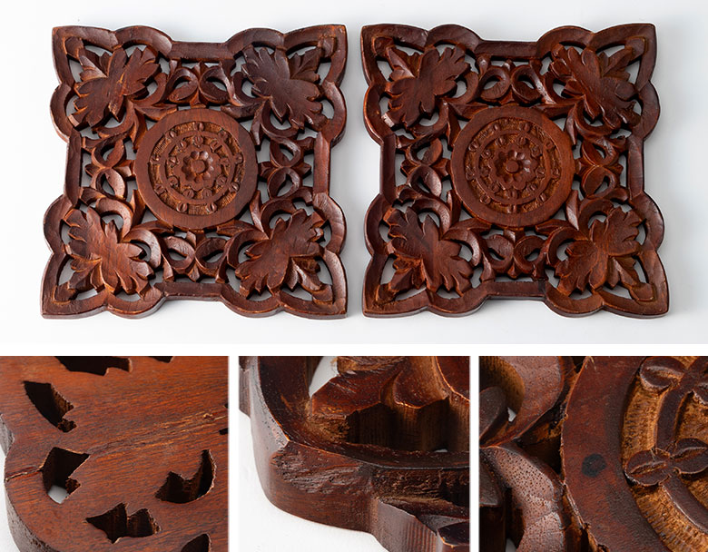 ハンドメイドのかわいいナベ敷き