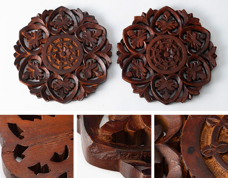 ハンドメイドのかわいいナベ敷き