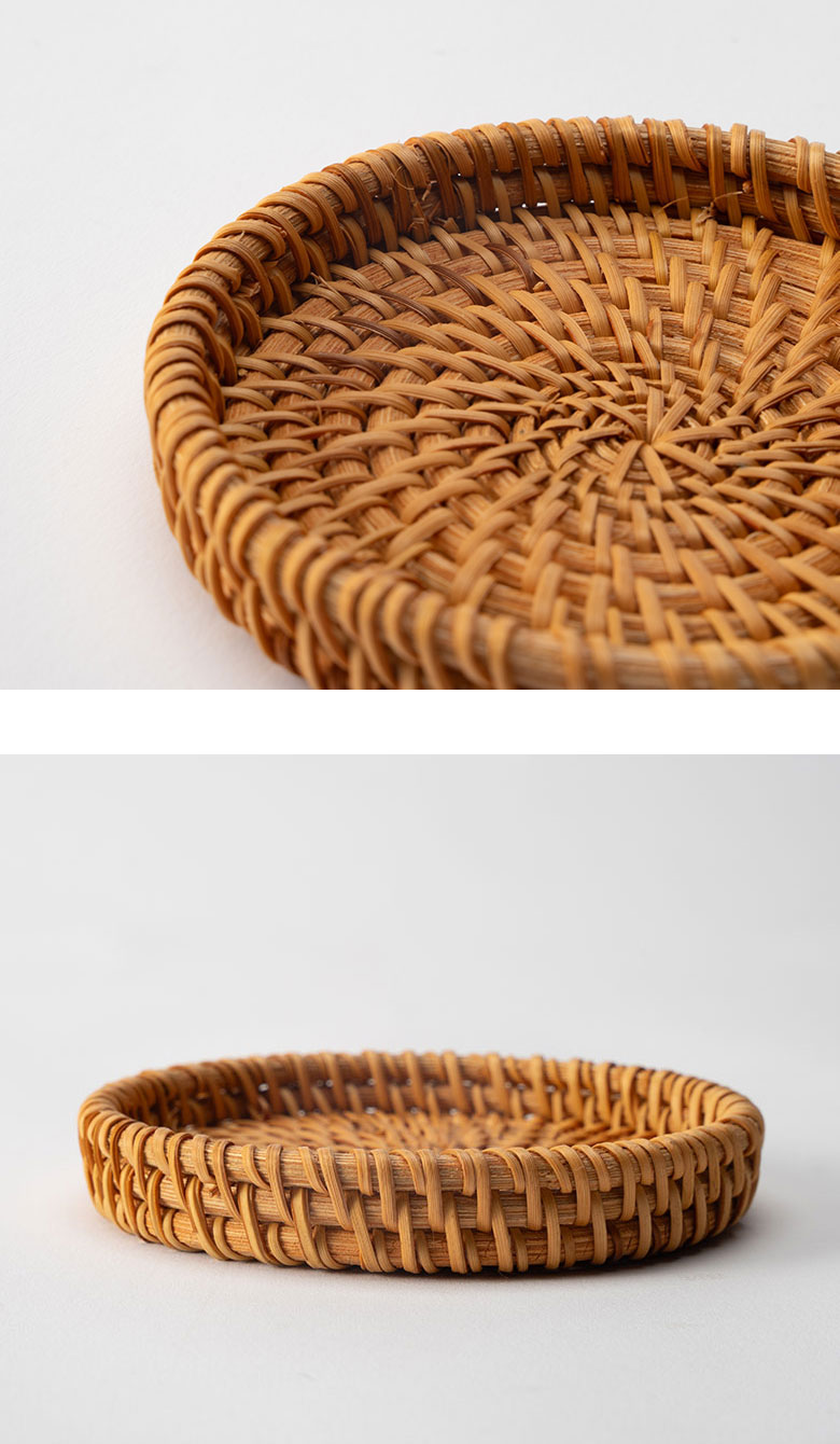 編み目が美しいトレイ