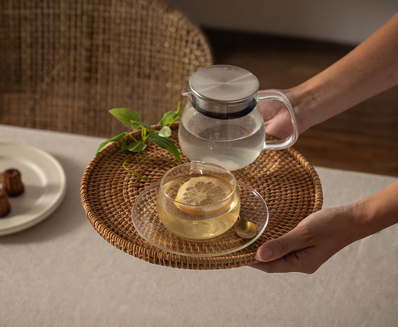 素材を活かした上品なアイテム