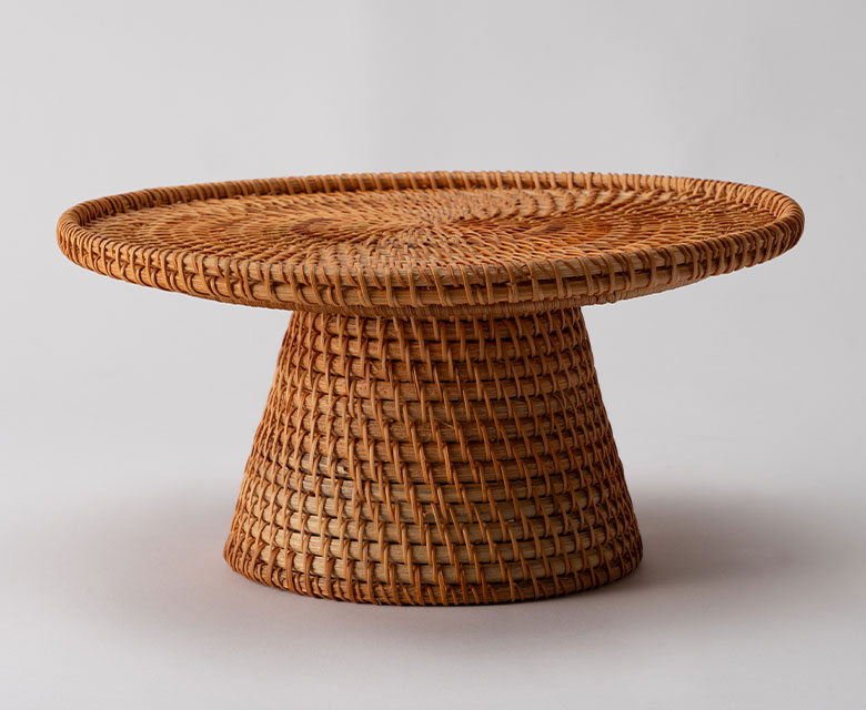 編み目が美しいトレイ