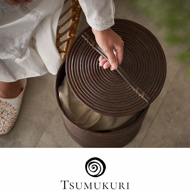 ぐるりと描くラタンで、魅せる収納を楽しむ。TSUMUKURI／ツムクリ