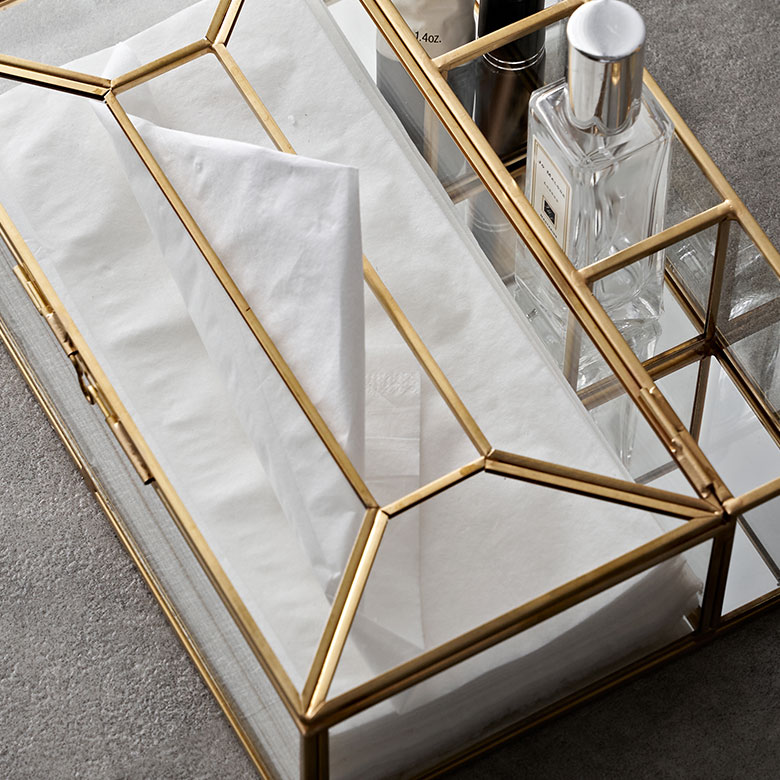 高級感あふれるティッシュケース