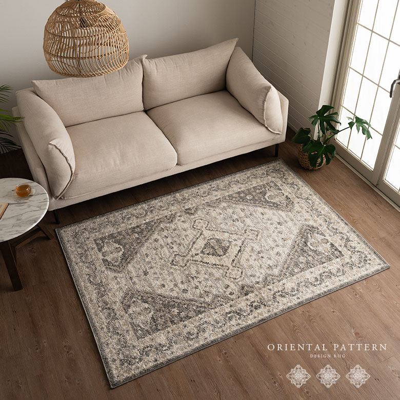 オリエンタルラグ [クラシックメダリオン柄]　