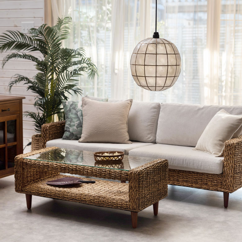 アジアンテイストにぴったりの照明器具