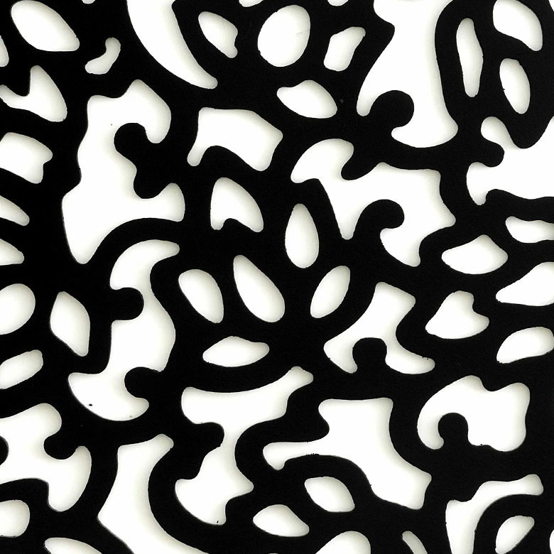 切り絵のような、美しいデザイン