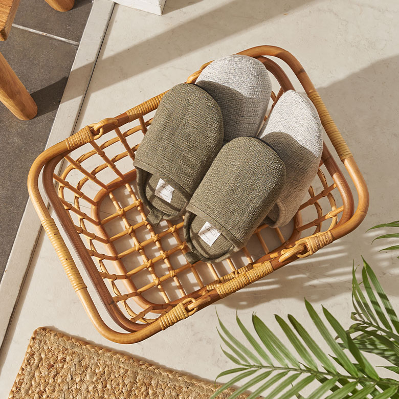 ハンドメイドの可愛い収納ボックス