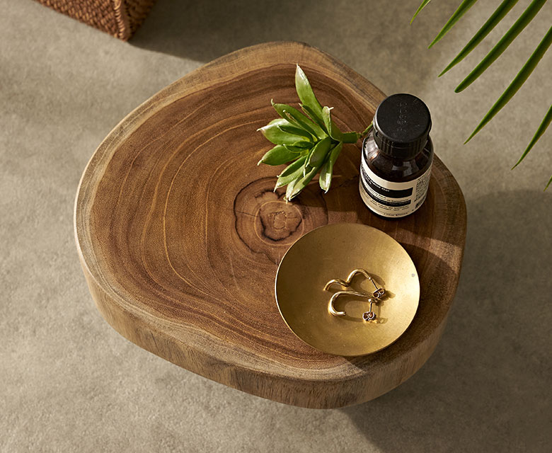 シンプルでおしゃれな木材トレイ