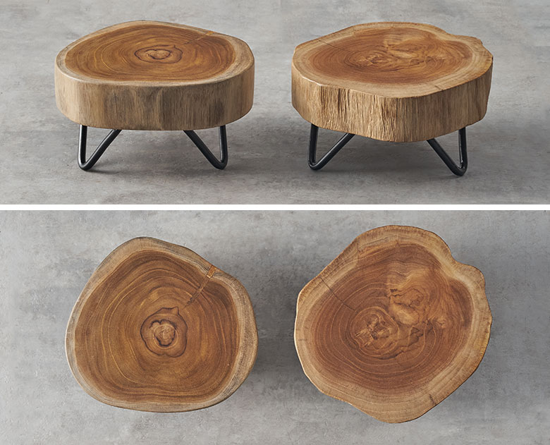 天然の木材を使用しているので個体差があります