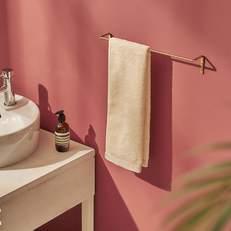 真鍮のタオルハンガー　Mサイズ