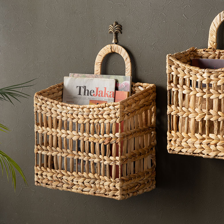 ウォーターヒヤシンスの2wayスクエアバスケット