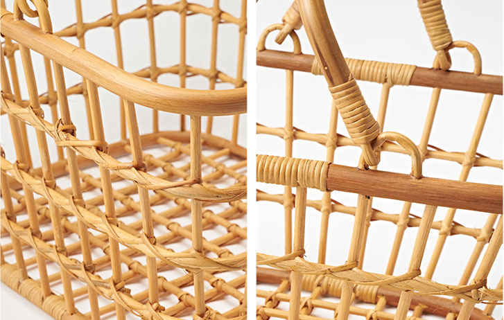 天然素材の収納アイテム