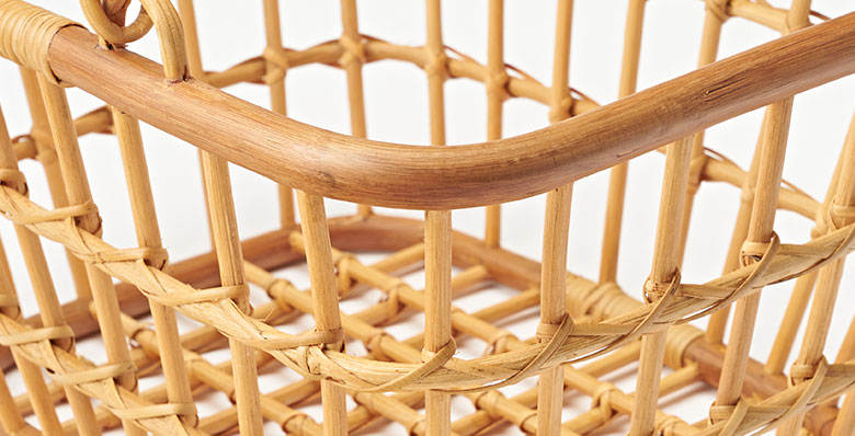 魅力の天然素材ラタン。籐。