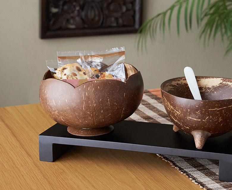 ココナッツを使ったインテリア雑貨