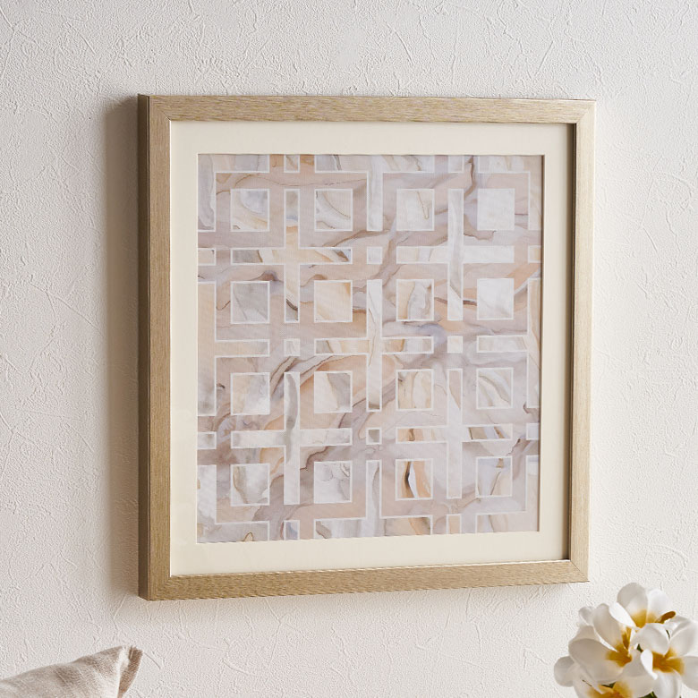 立体的なアートインテリア