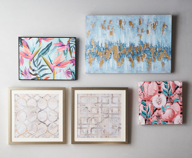 飾れるアート作品