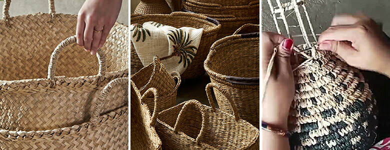 ハンドメイドバスケットの特長